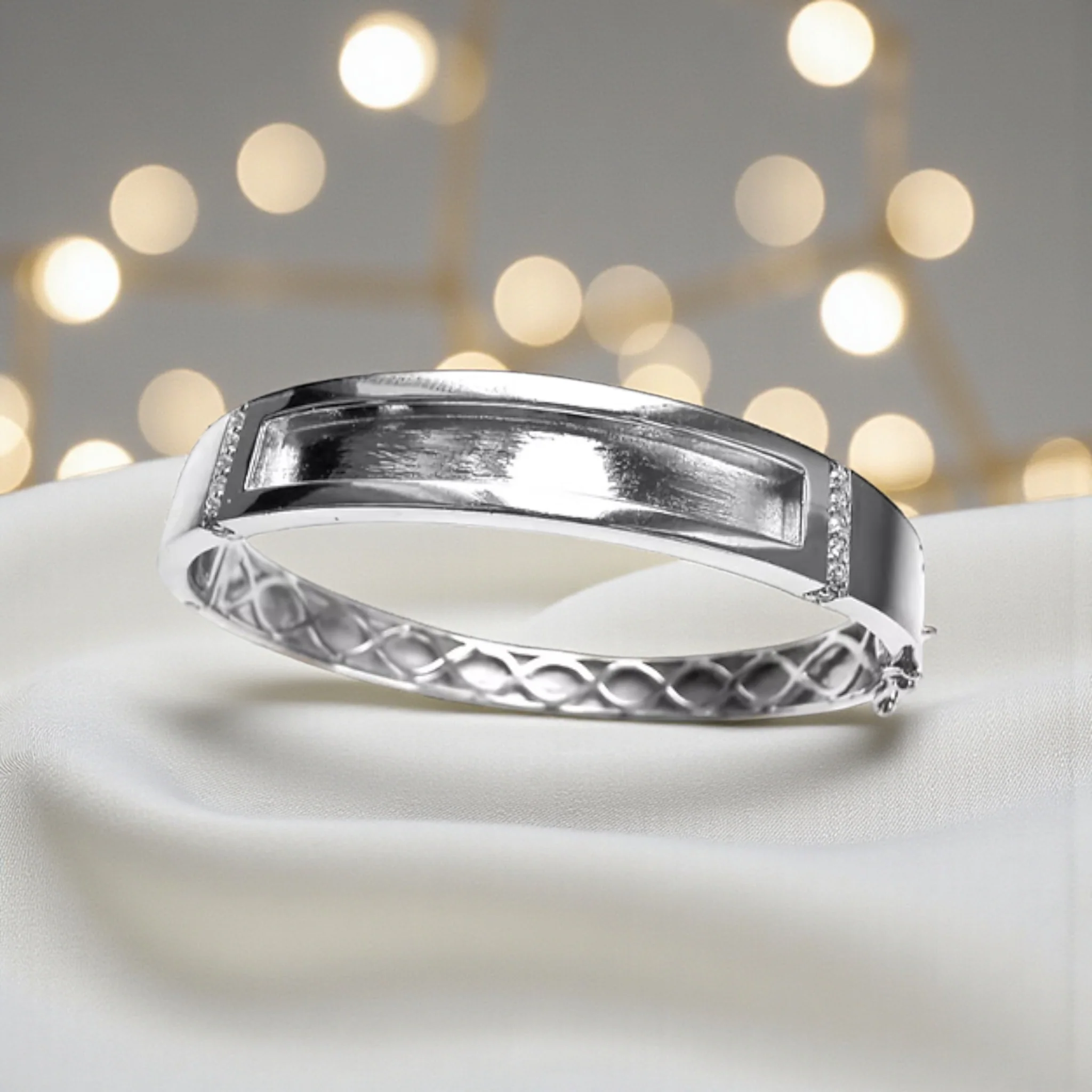 'Eternal' Sterling Silver Bangle **MADE TO ORDER**