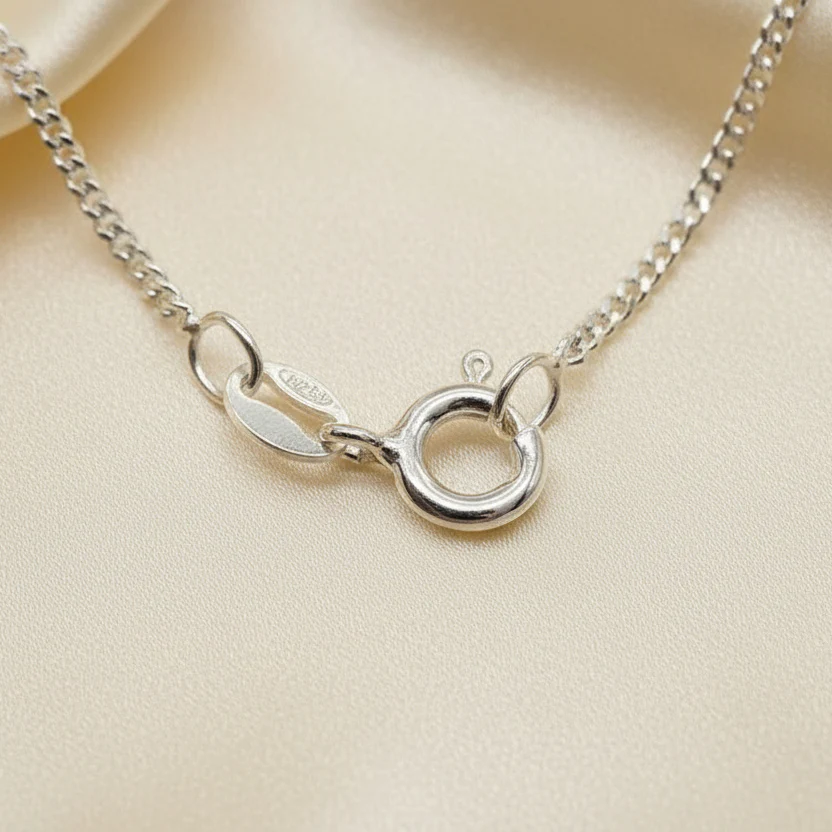 Hammered Hollow Circle Mixed Metal Pendant - MADE TO ORDER - Image 4