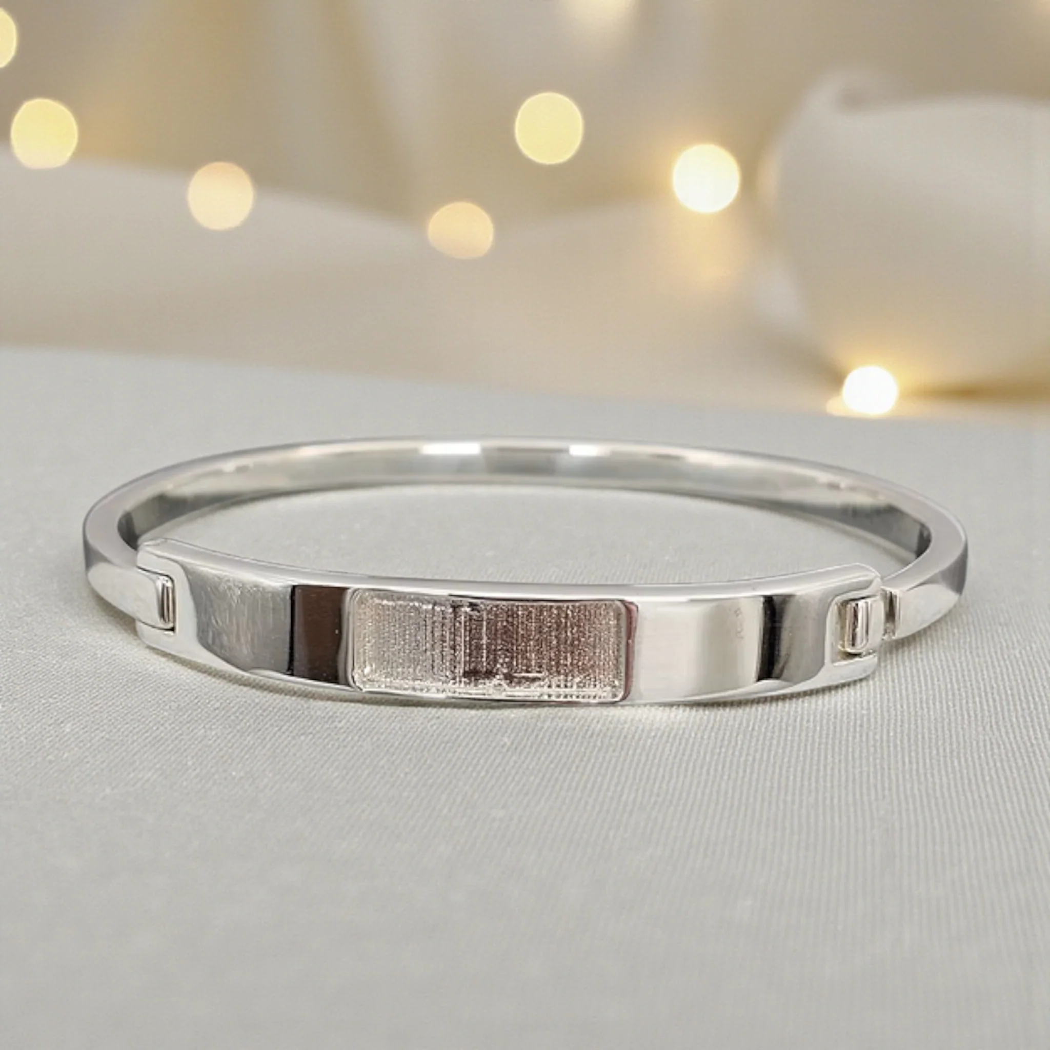 'Quiet Curve' Sterling Silver Bangle **MADE TO ORDER**
