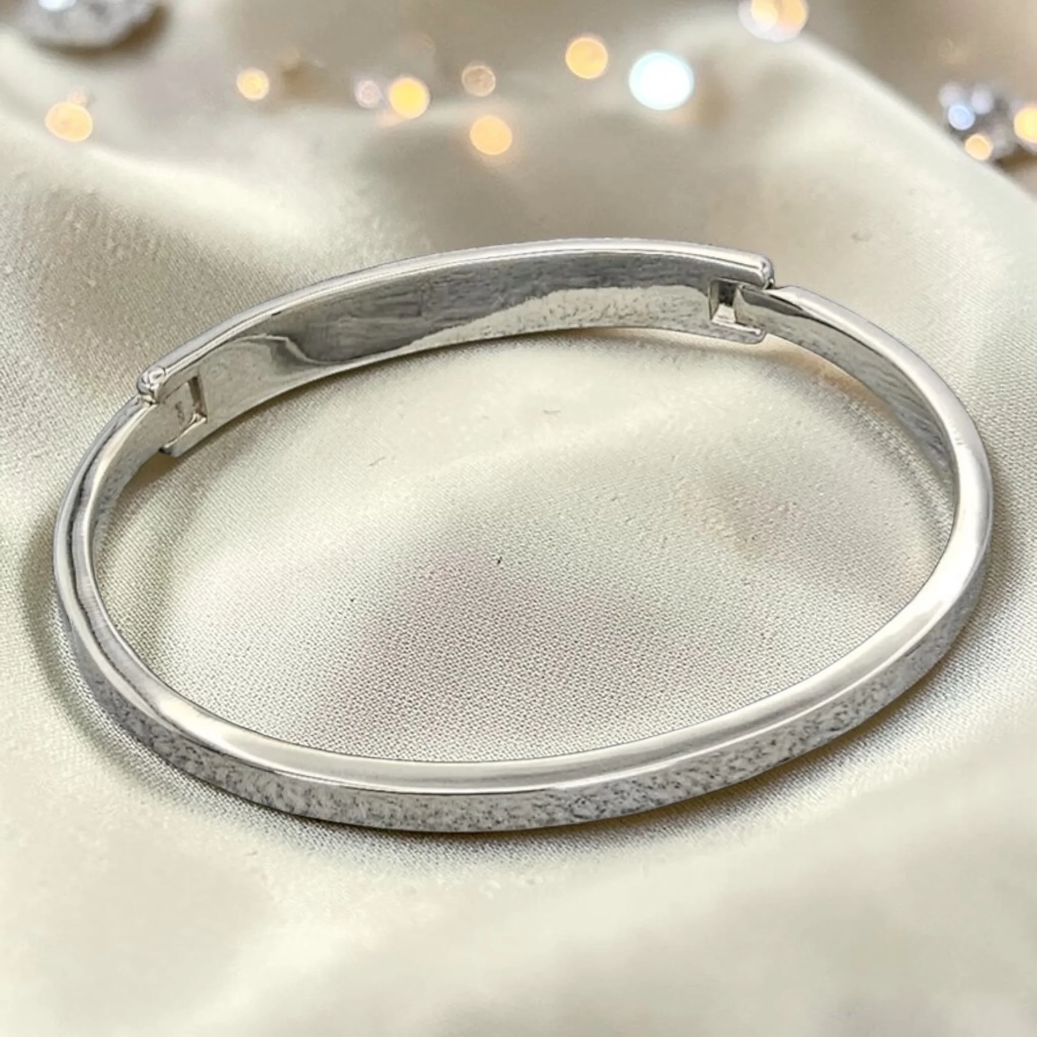 'Quiet Curve' Sterling Silver Bangle **MADE TO ORDER** - Image 2